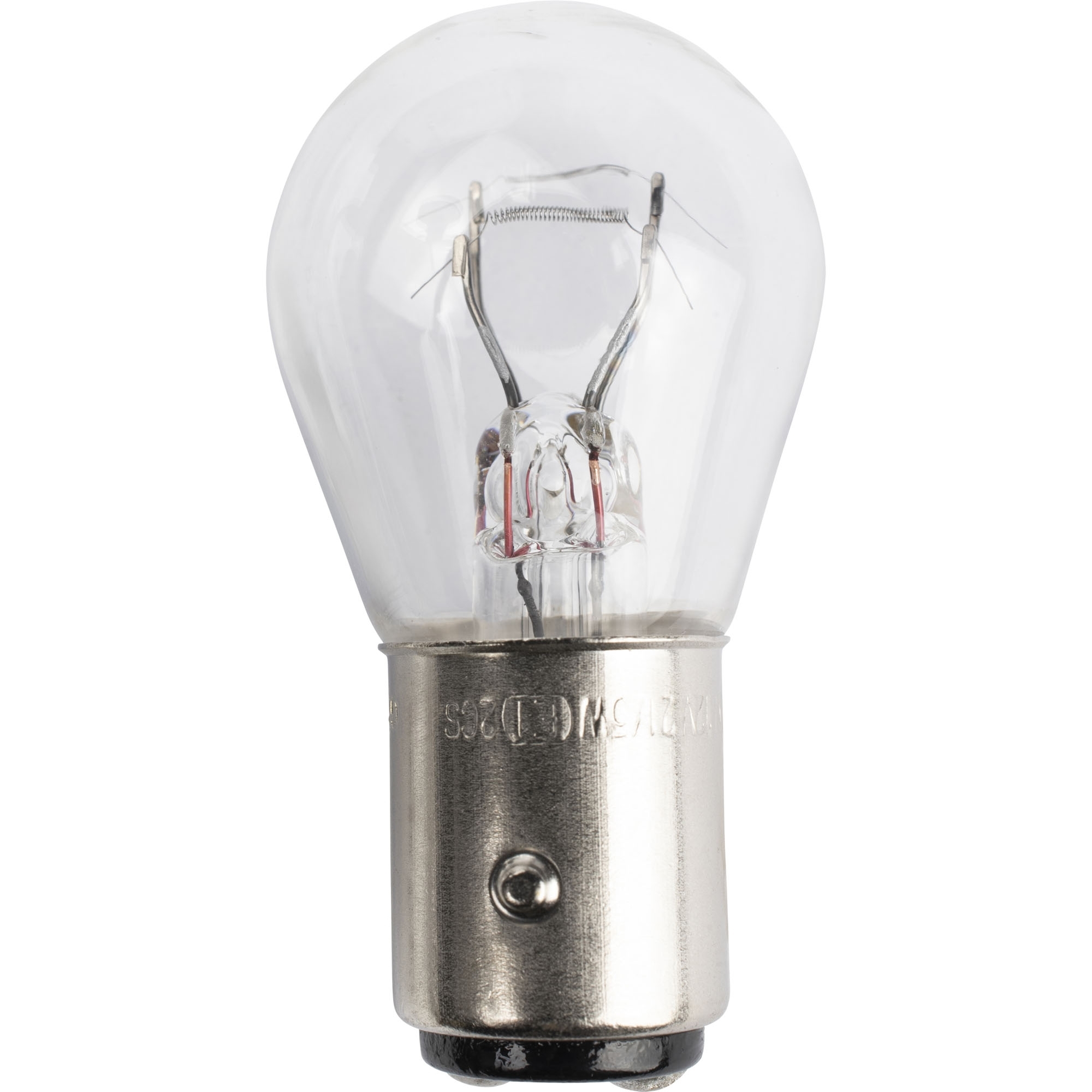 Kugelbirne weiß, 12 V, 21 + 5 W, Zweifaden, BAY15d
