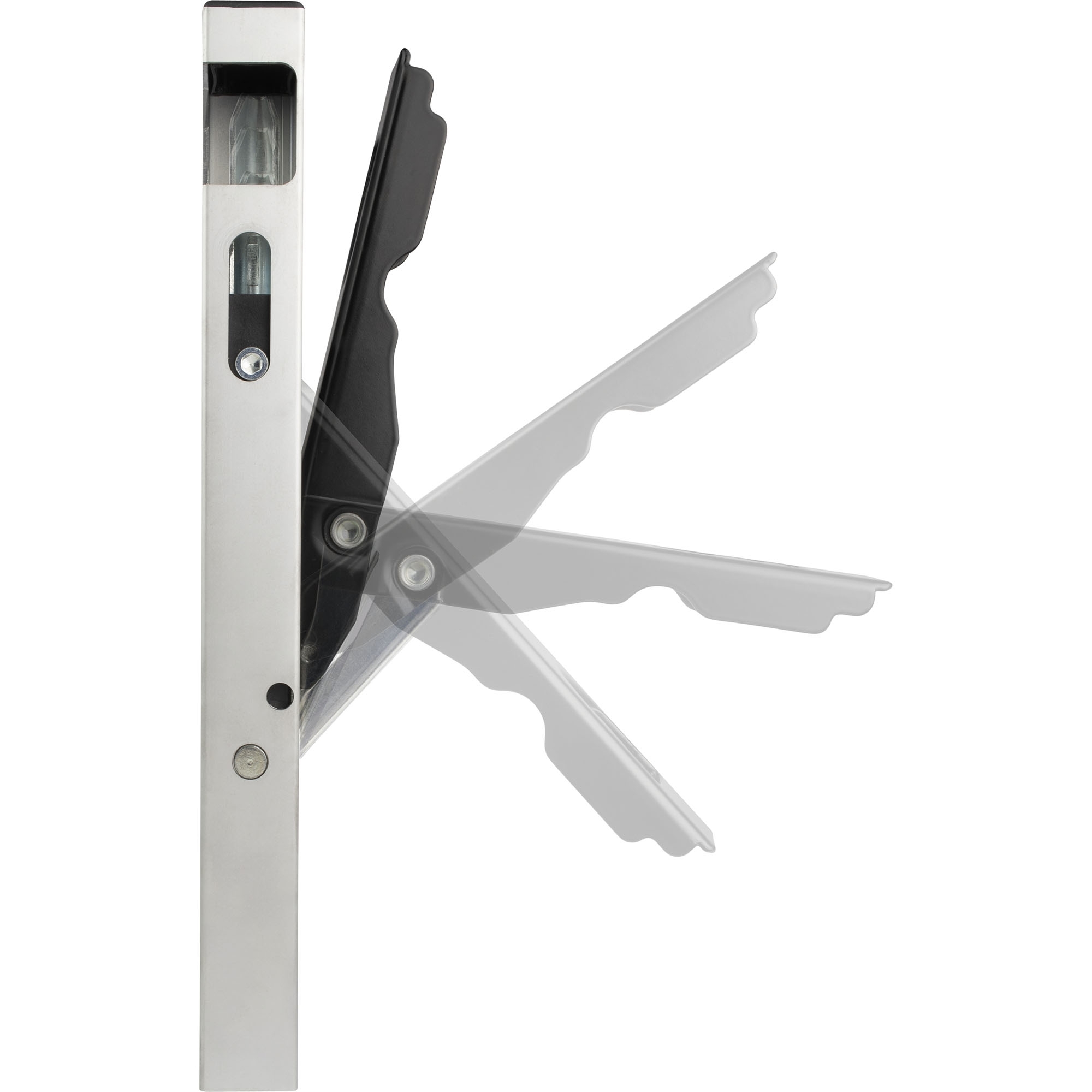 Einfassverschluss, Alu, 180°, 800er BW, links