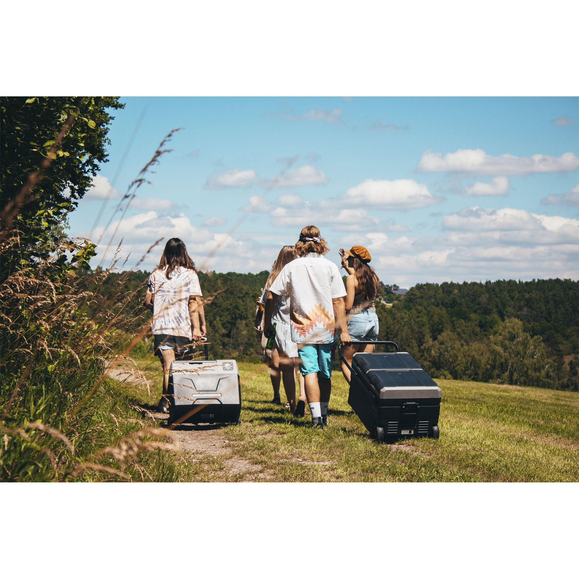 Mobile Kühlbox mit Rollen, Freezbox 36