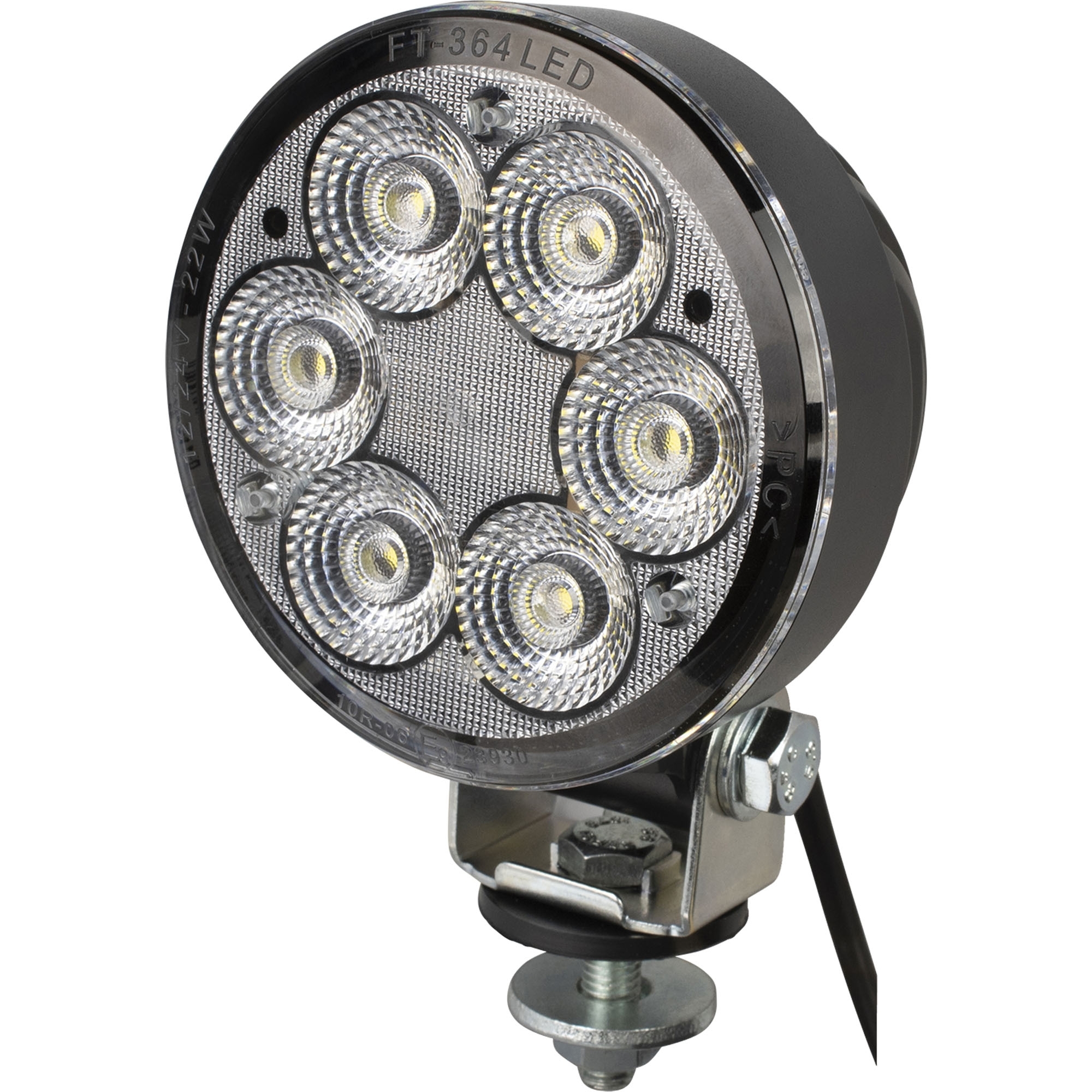 Arbeitsscheinwerfer LED, 2500 lm, 12 bis 32 V, 22 W, ECE R23, Flut
