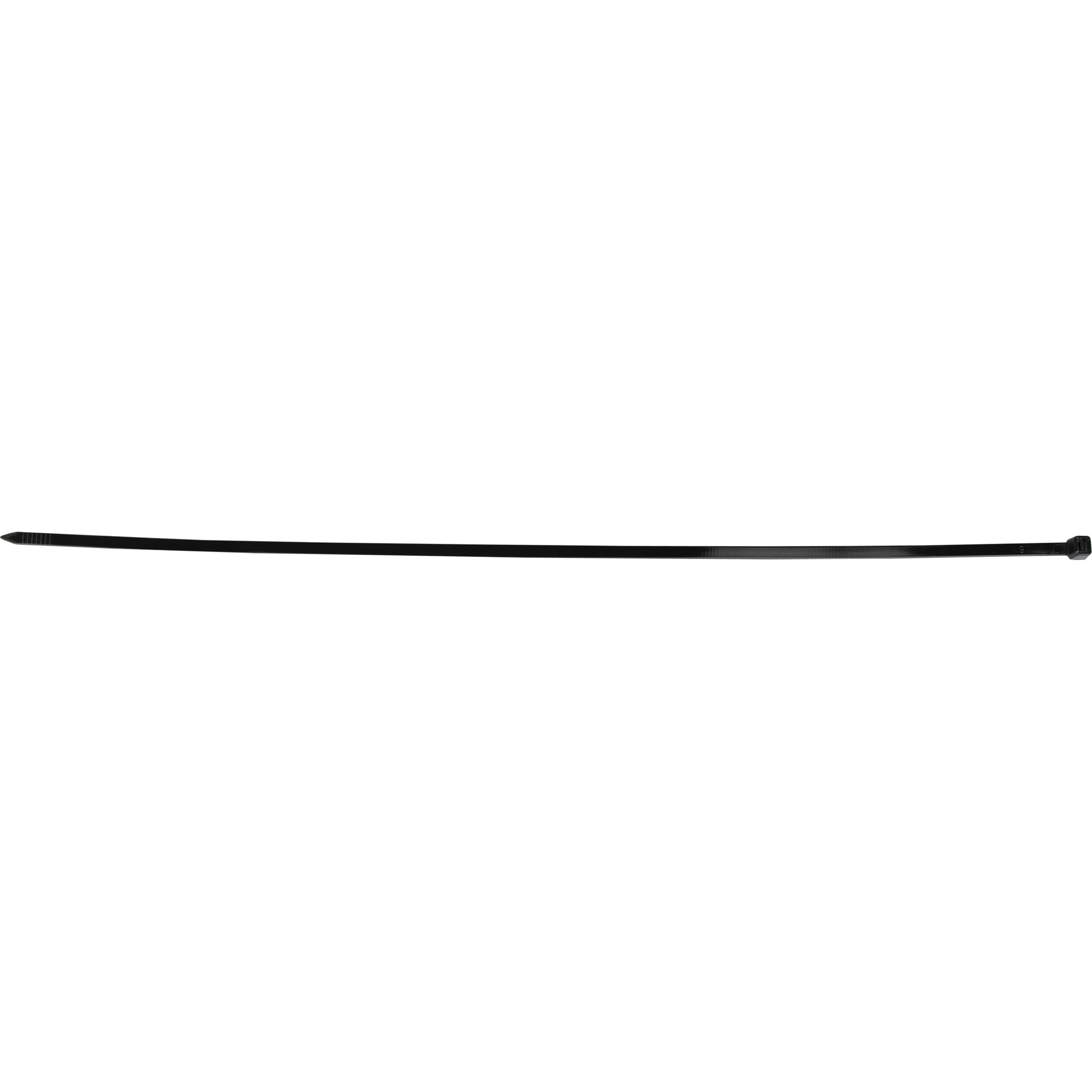 Kabelbinder 100 Stk, 5 x 370 mm, schwarz