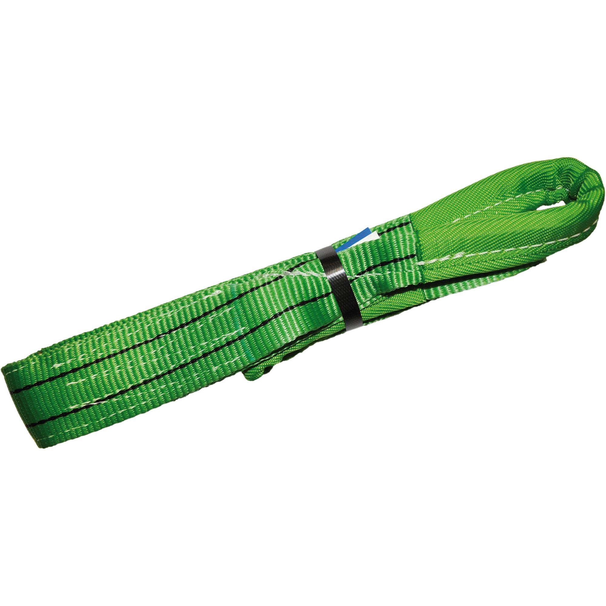 Euro-Hebeband 2000 kg, L 1000 mm, B 60 mm, grün