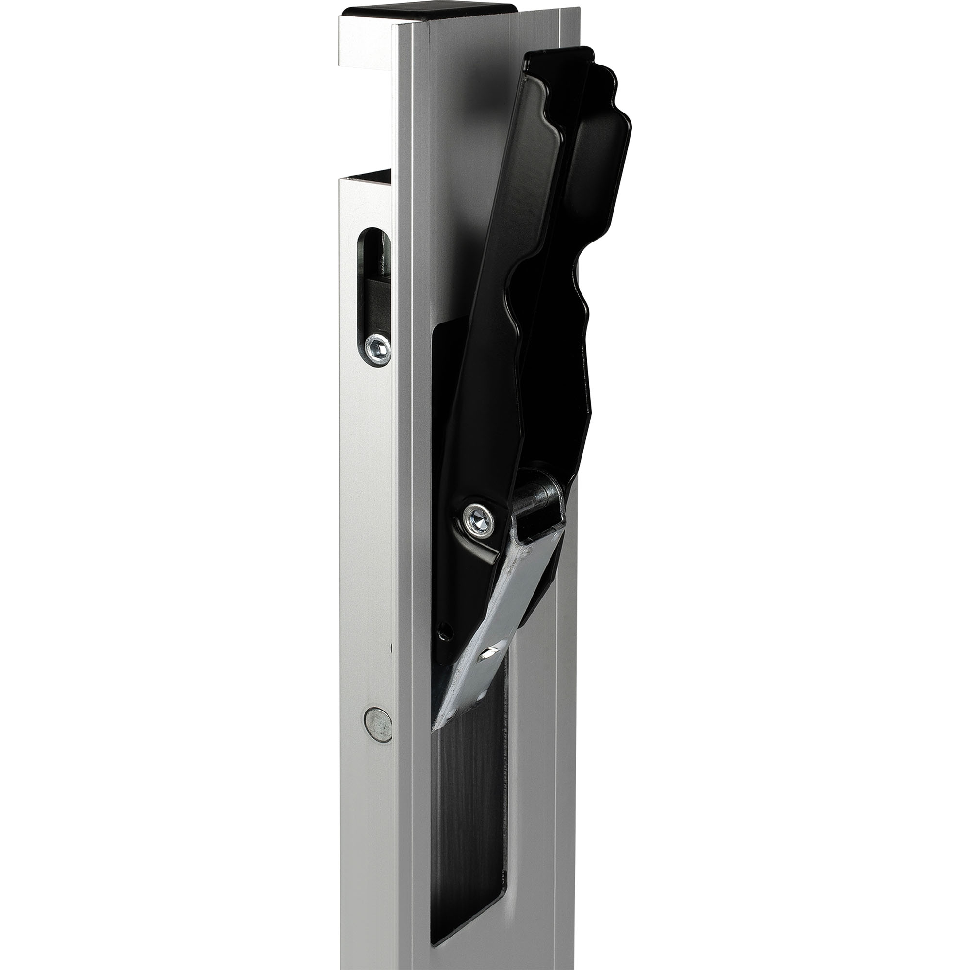 Einfassverschluss, Alu, 180°, 400er BW, links