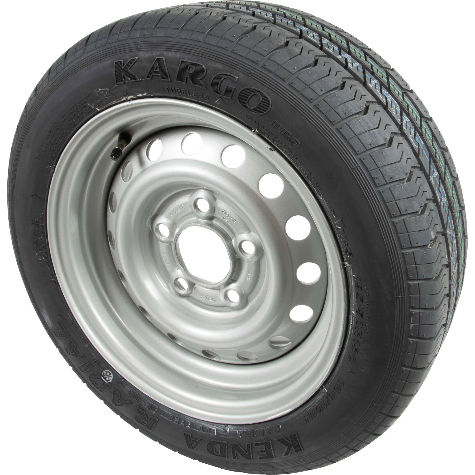 Rad 195/50R13C, Felge 6.00x13H2, 5/67/112, ET30, LI 104N