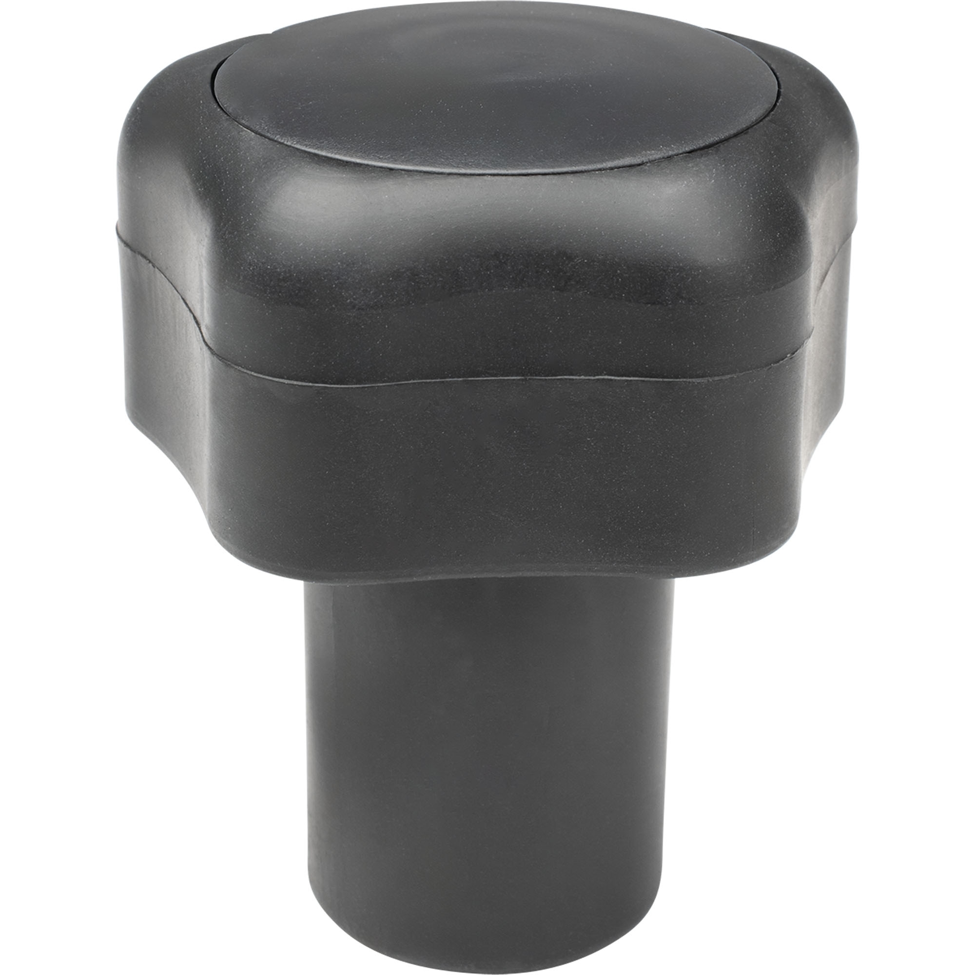 Griff für Stützradkurbel, Innen-Ø 12 mm, schwarz