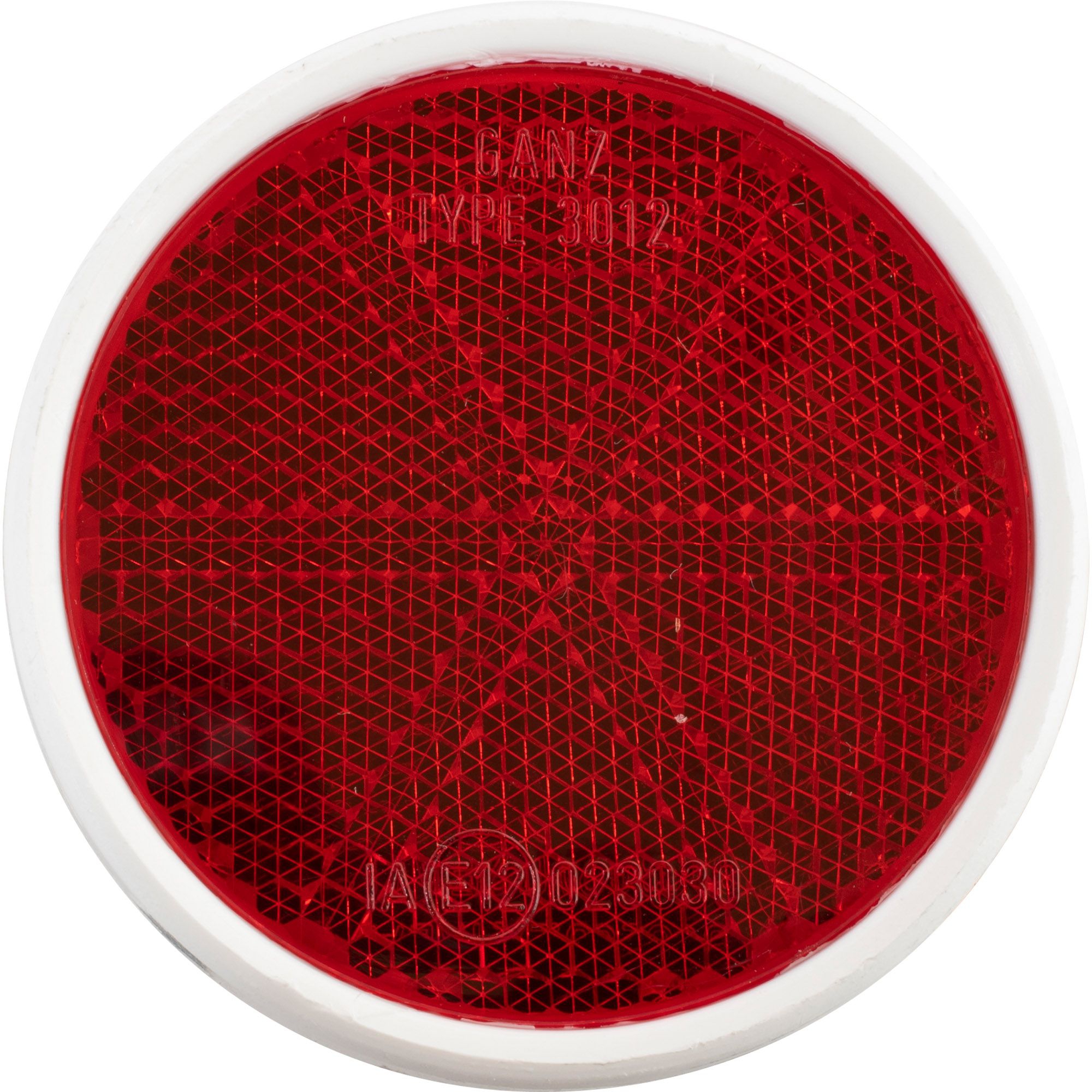 Rückstrahler Ø 55 mm, rot, zum Schrauben