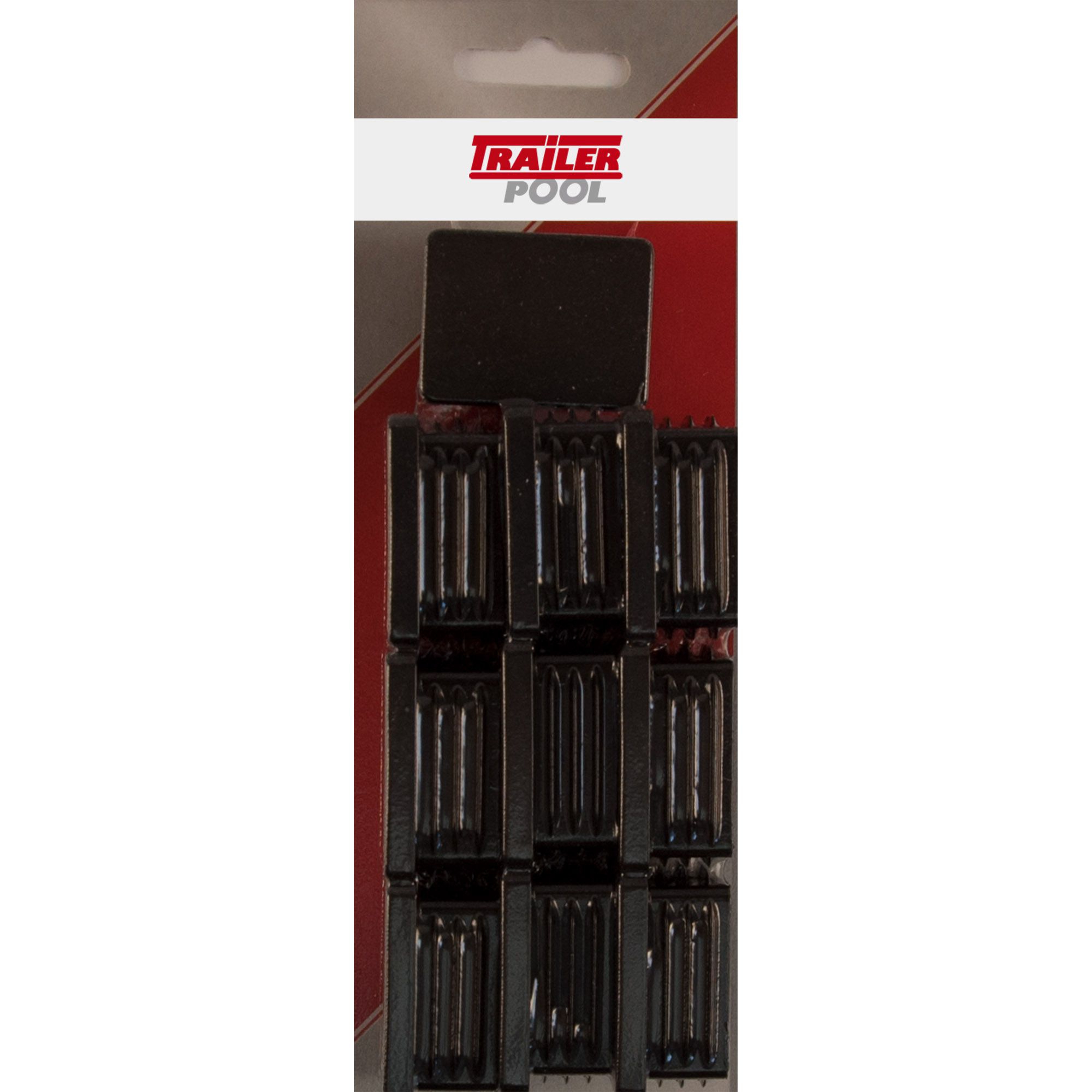 10 x Kunststoff-Stopfen 40 x 30 mm, WS 1,0 - 3,0 mm