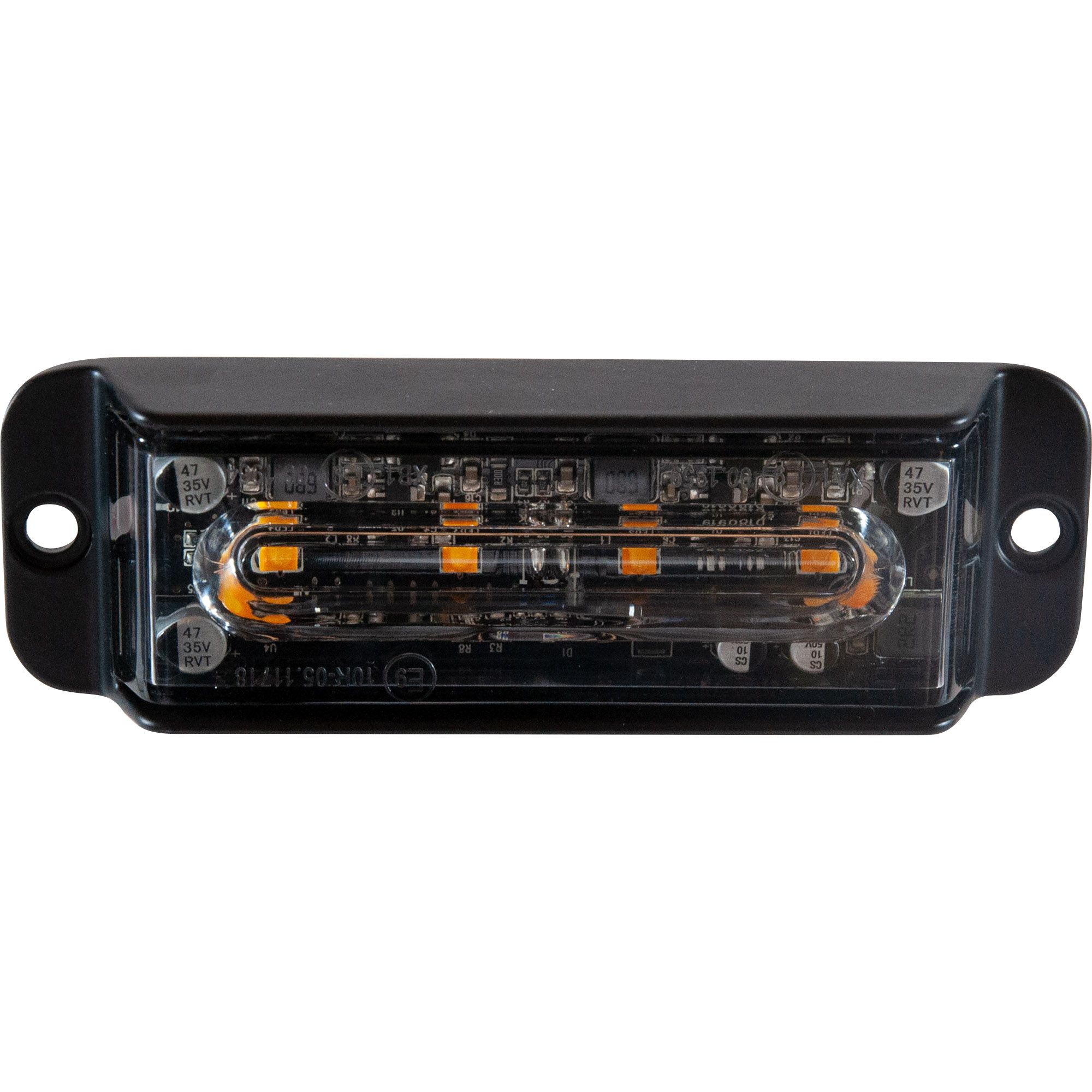 Warnblitzleuchte LED, gelb, 4 LEDs, 12 bis 24 V