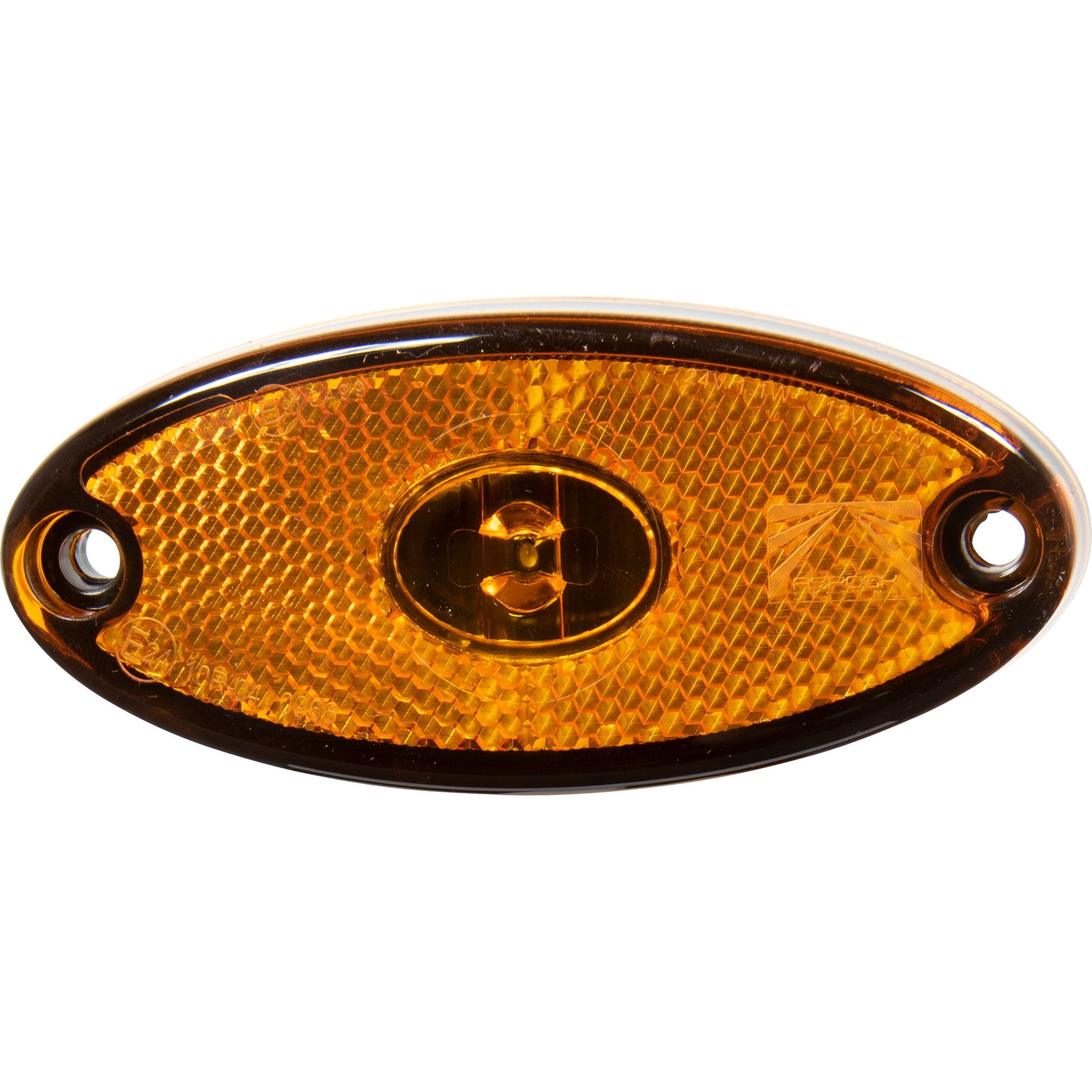 Seitenmarkierungsleuchte Aspöck Flatpoint 2 LED, gelb, DC-Kabel
