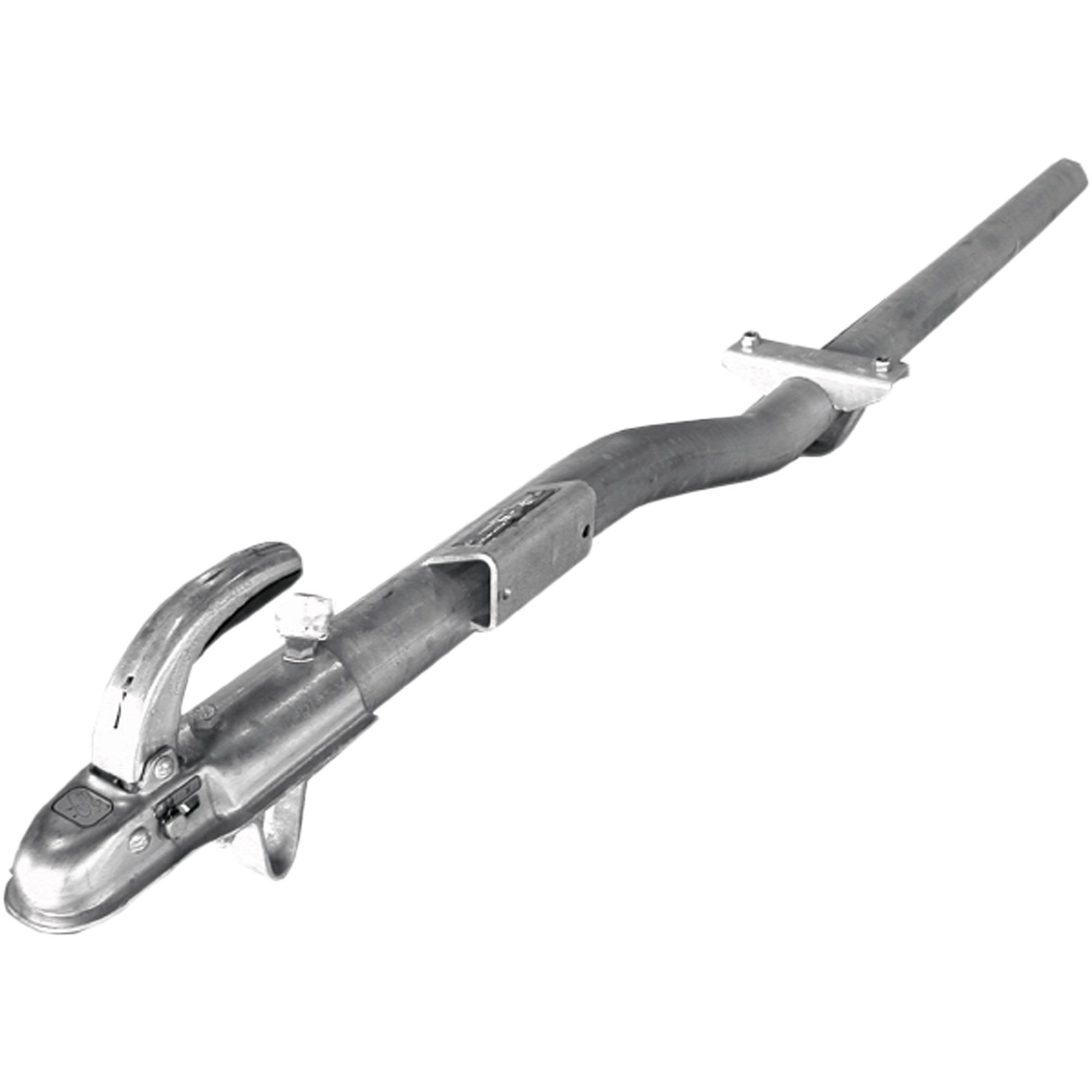 Zugrohr gekröpft, 3000mm, 70x4, mit Stützradhalter