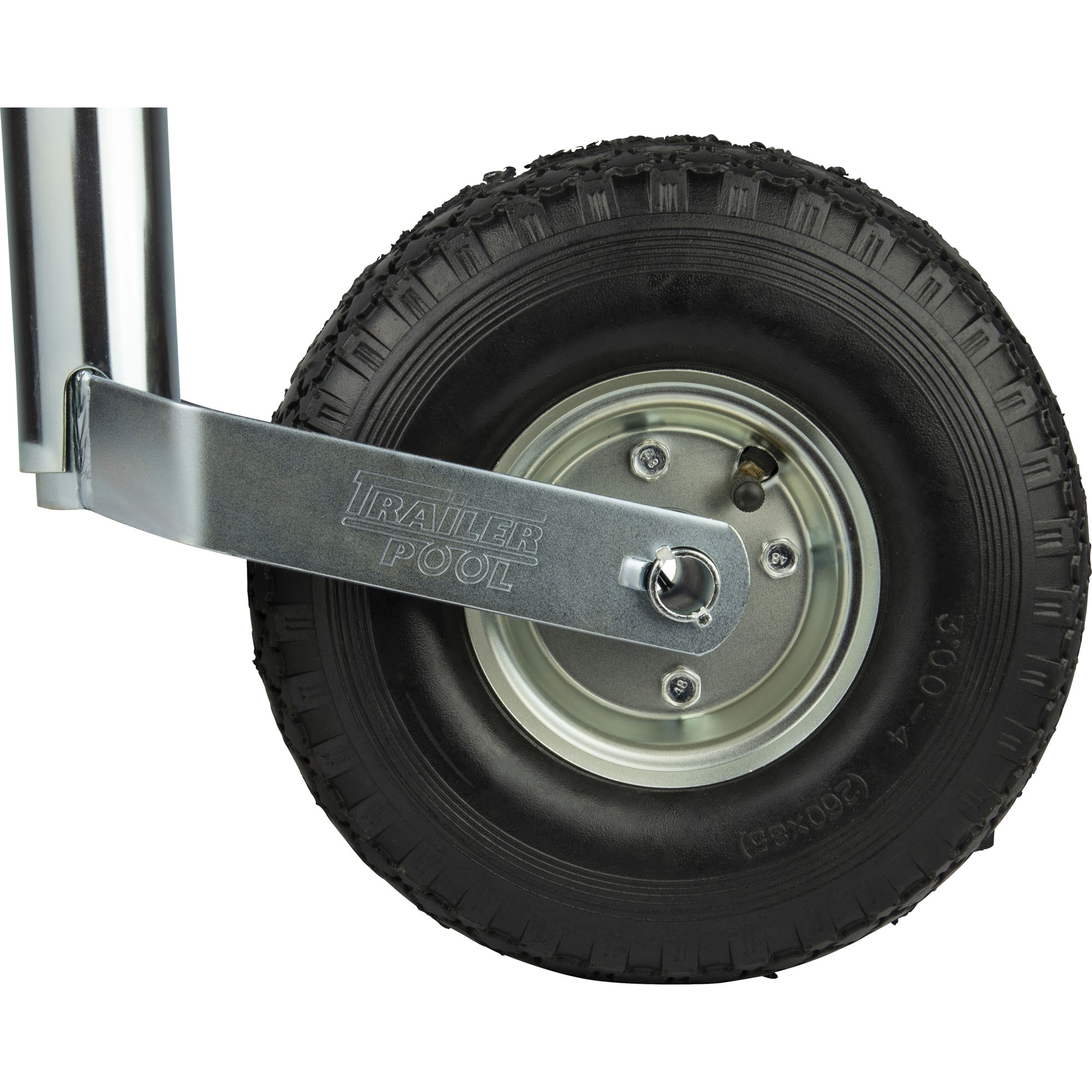 Stützrad Ø 48 mm, Luftbereift, Metallfelge