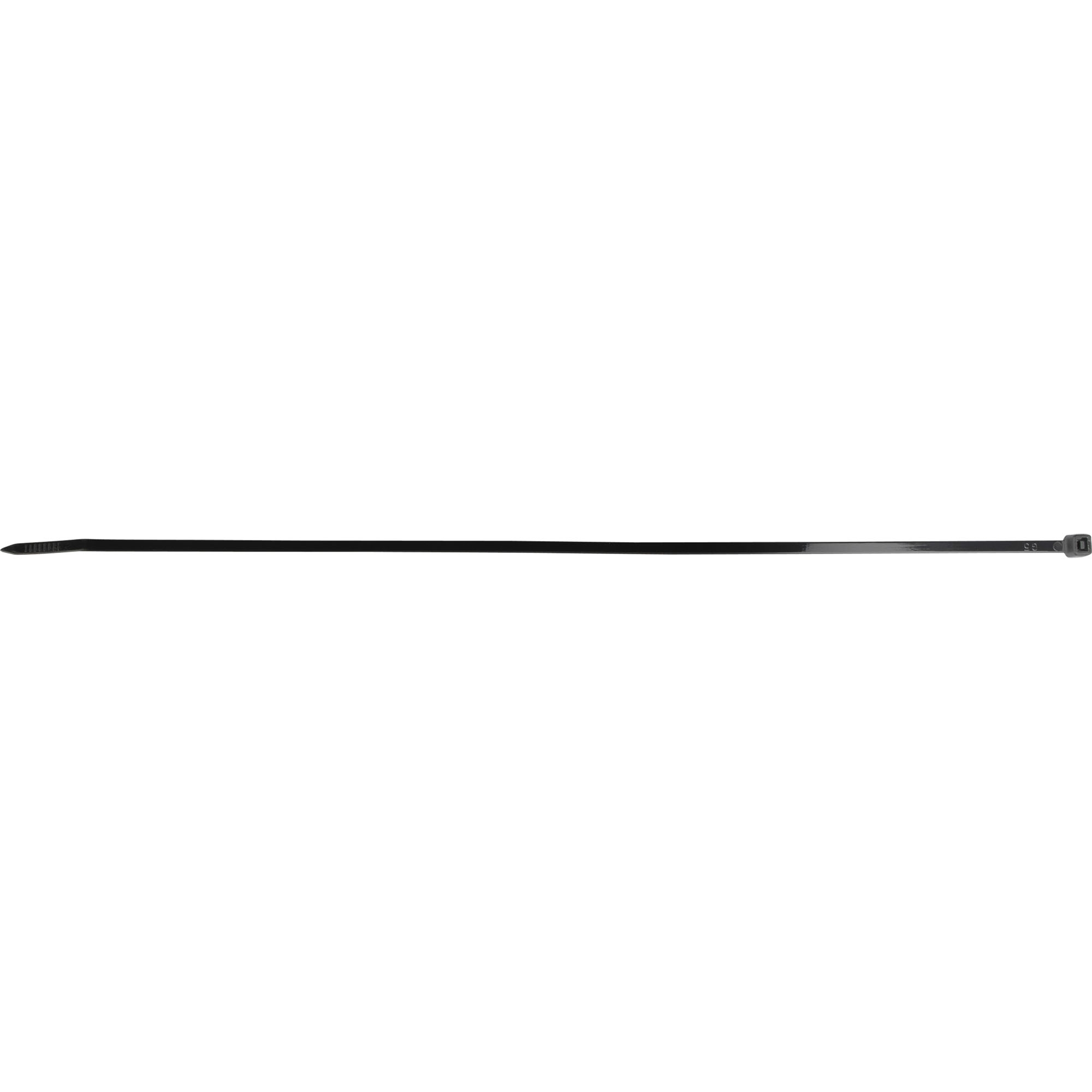 Kabelbinder 100 Stk, 4 x 300 mm, schwarz