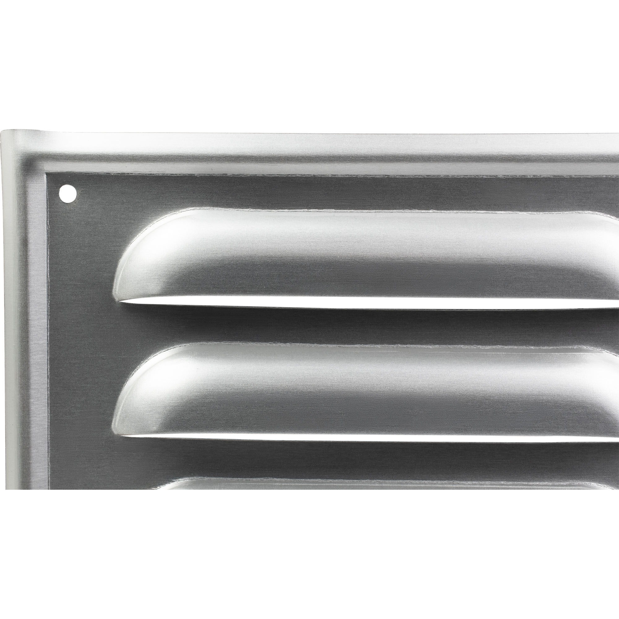 Lüftungsgitter, rechteckig, Aluminium, 255 x 115 mm
