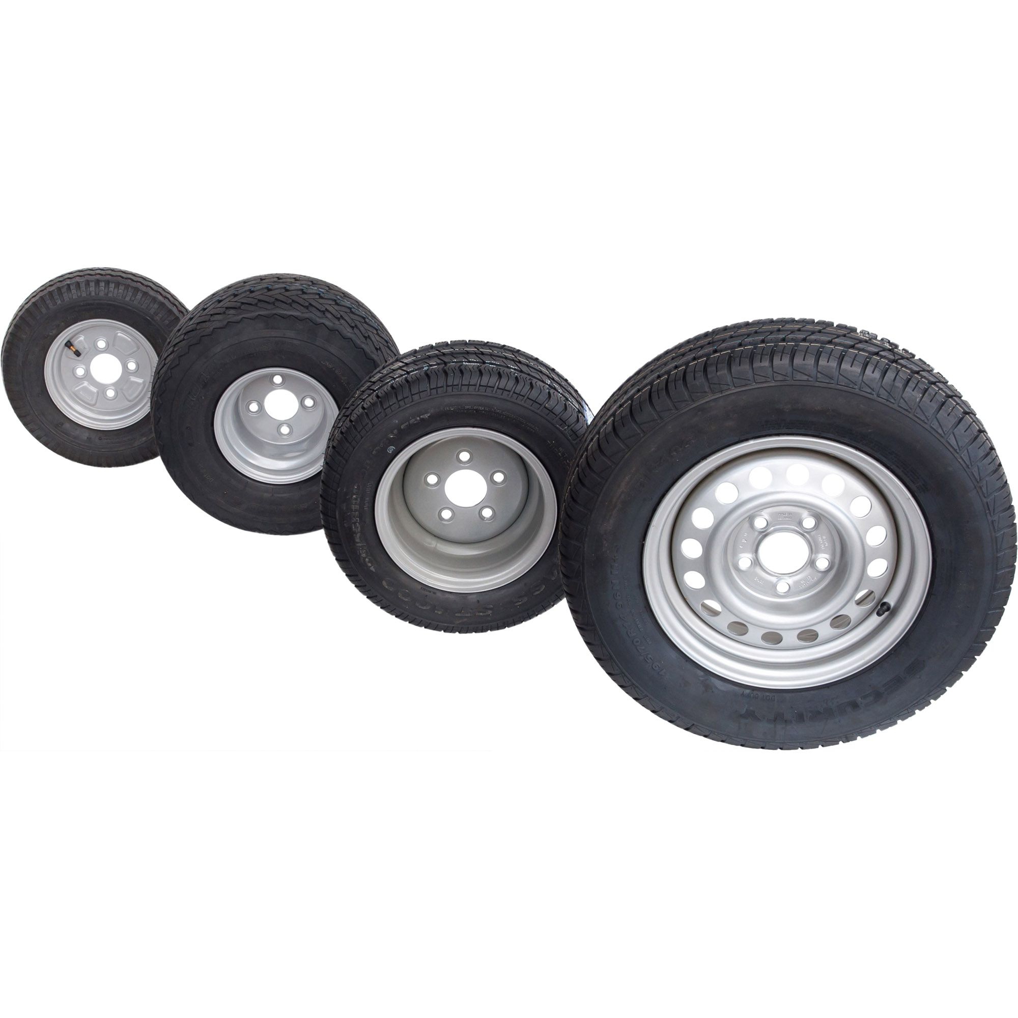 Rad 165/80R13, Felge 4.5x13H2, 4/57/100, ET30, LI 83T