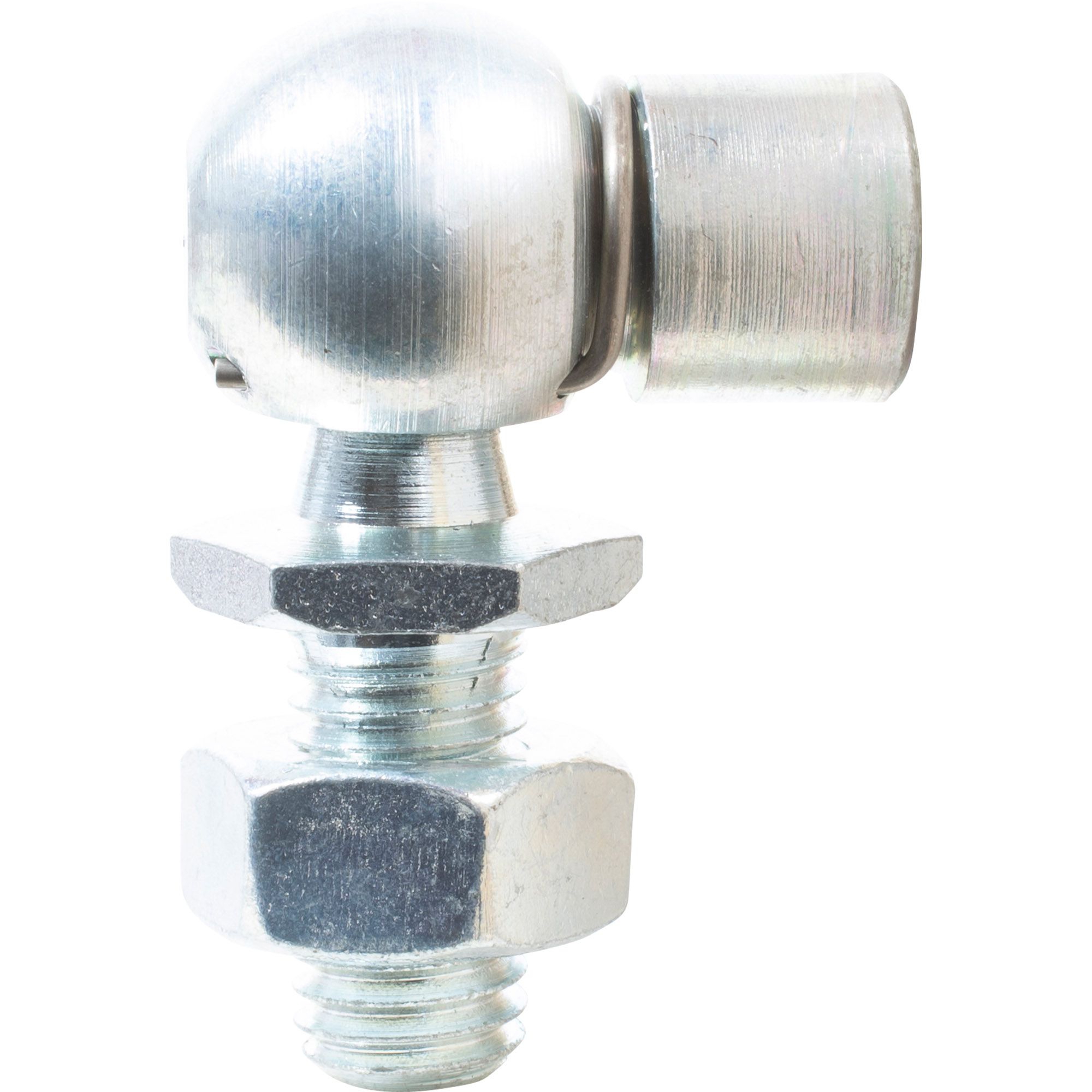 Winkelgelenk, Stahl, M10/M8, 20 x 13 mm