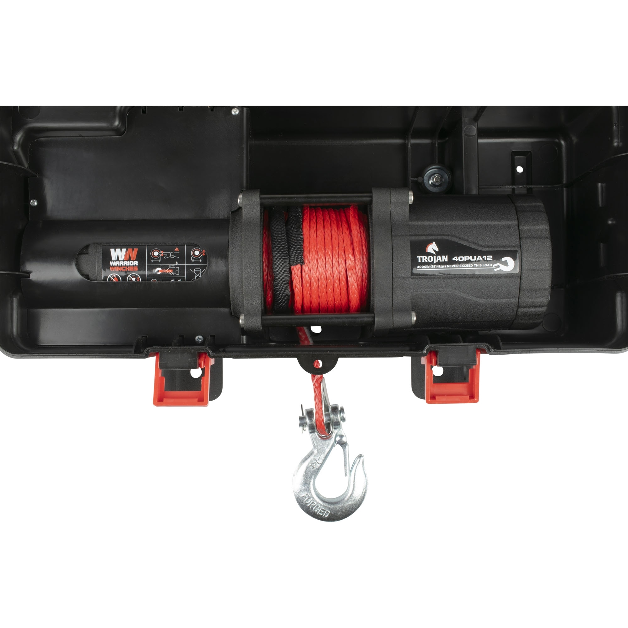 Mobile Seilwinde, 12V, Zugkraft 1814 kg