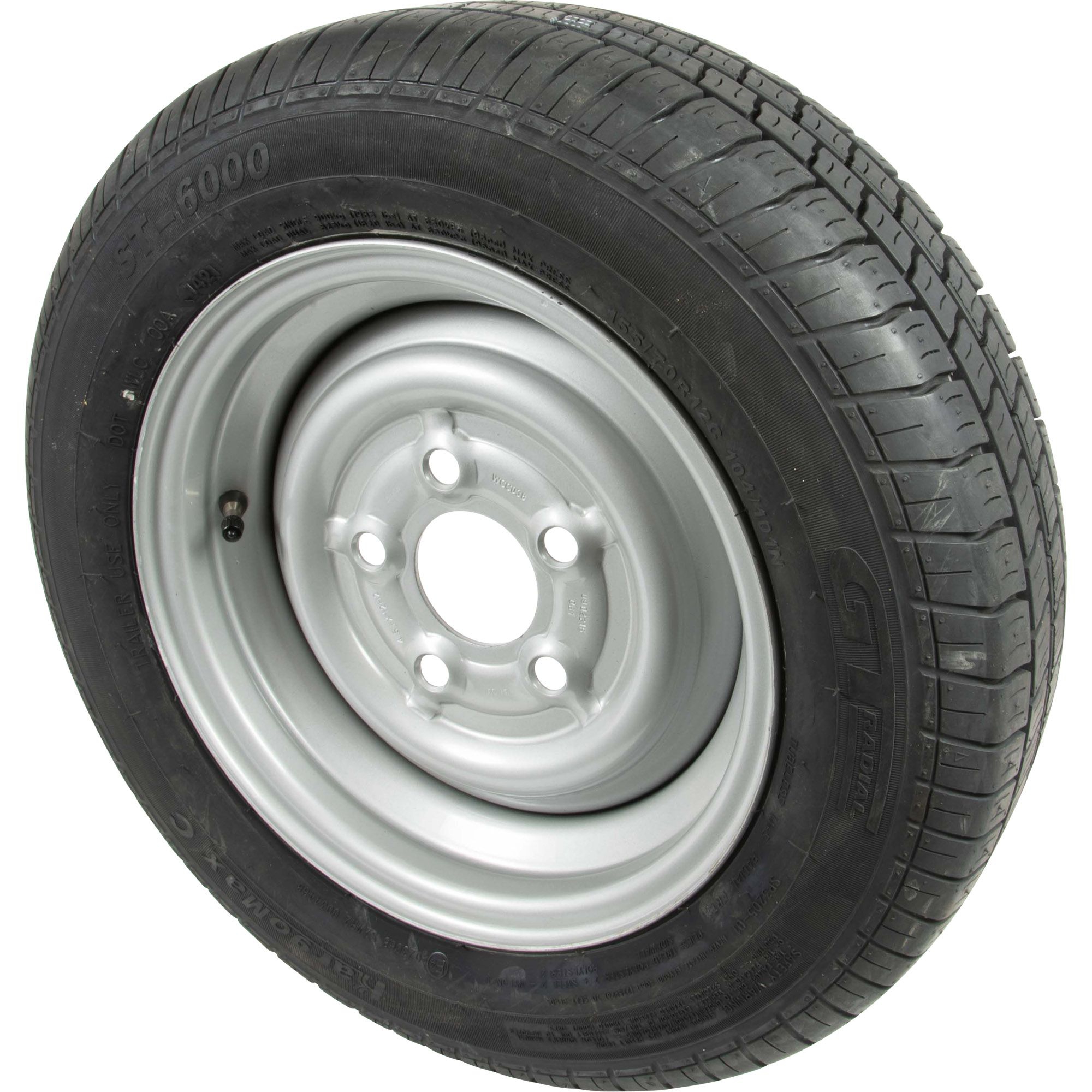 Rad 155/70R12C, Felge 4.5Jx12H2, 5/67/112, ET20, LI 104N