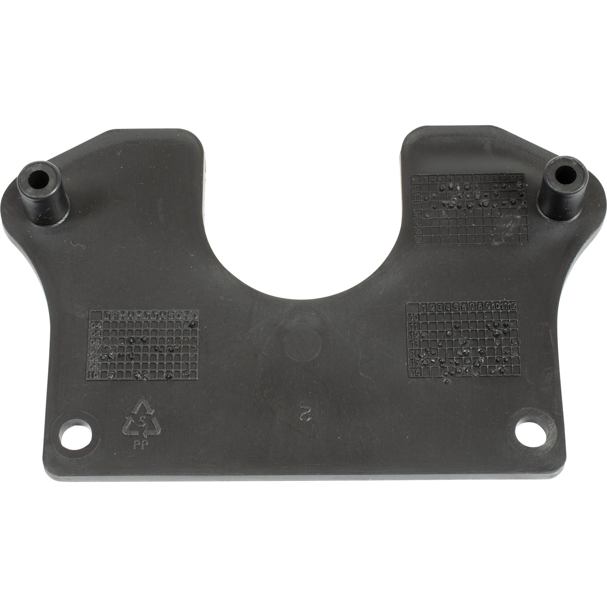Leuchtenhalter für Aspöck Flatpoint 2 LED, gerade, Breite 100 mm
