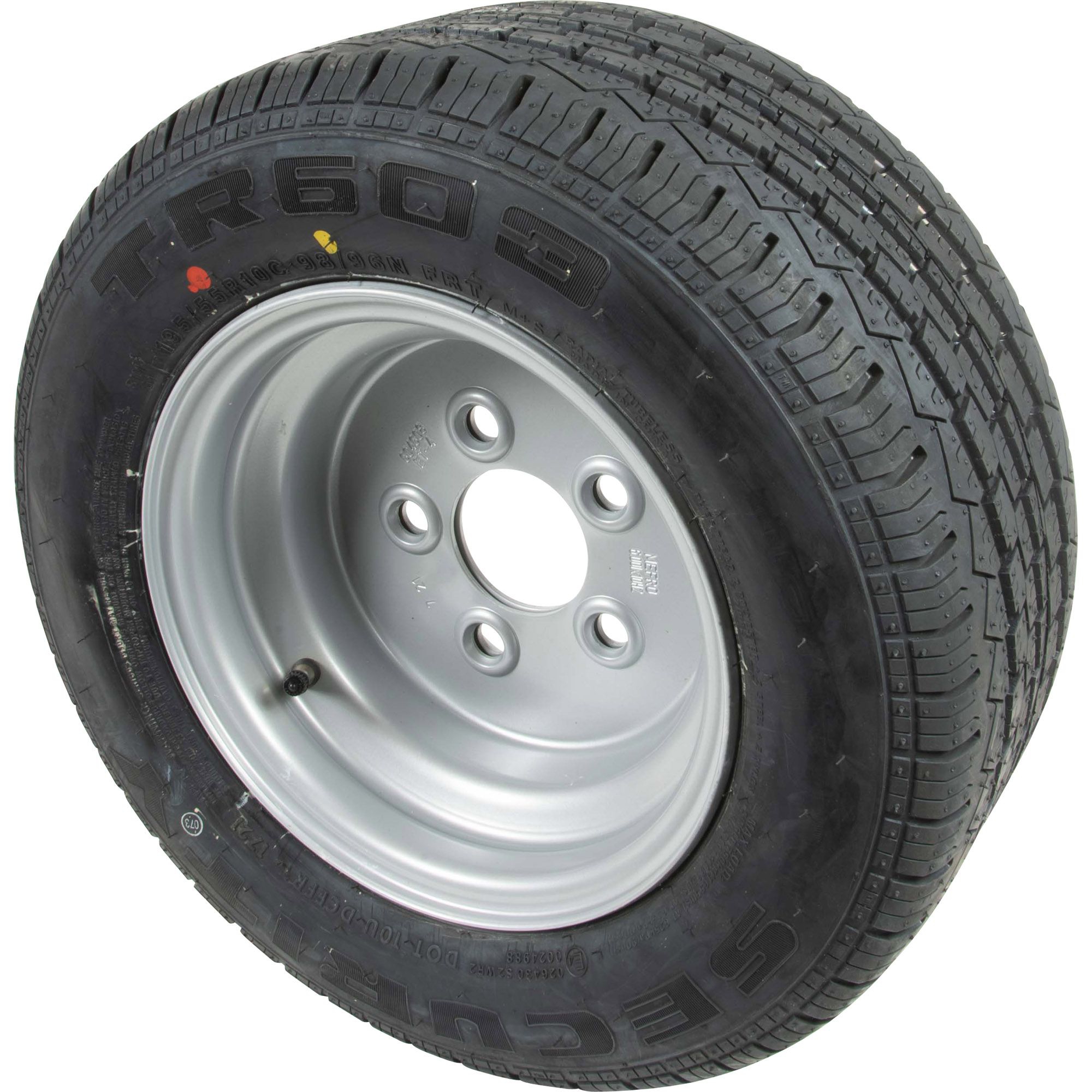 Rad 195/55R10C, Felge 6.00Ix10H2, 5/67/112, ET-4, LI 98N