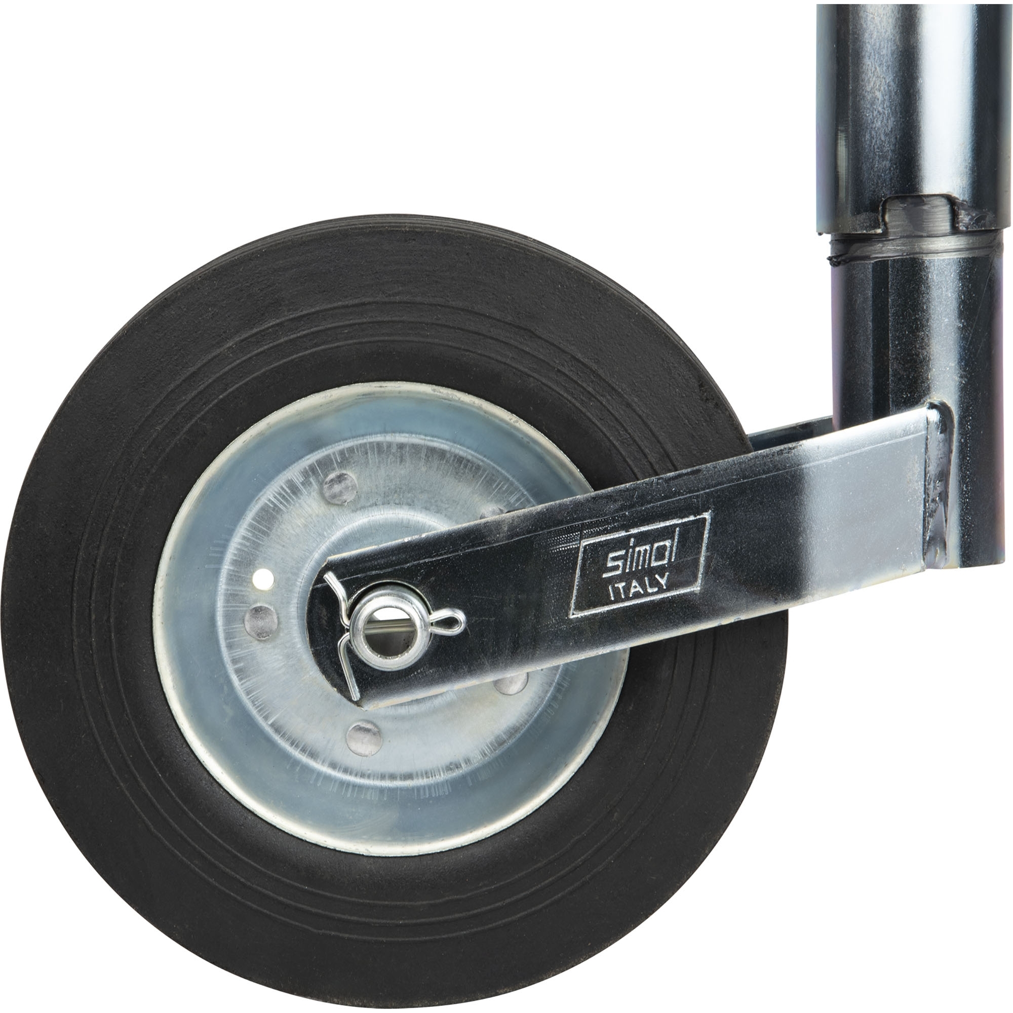 Stützrad Ø 48 mm, Stützlast 150 kg, Metallfelge