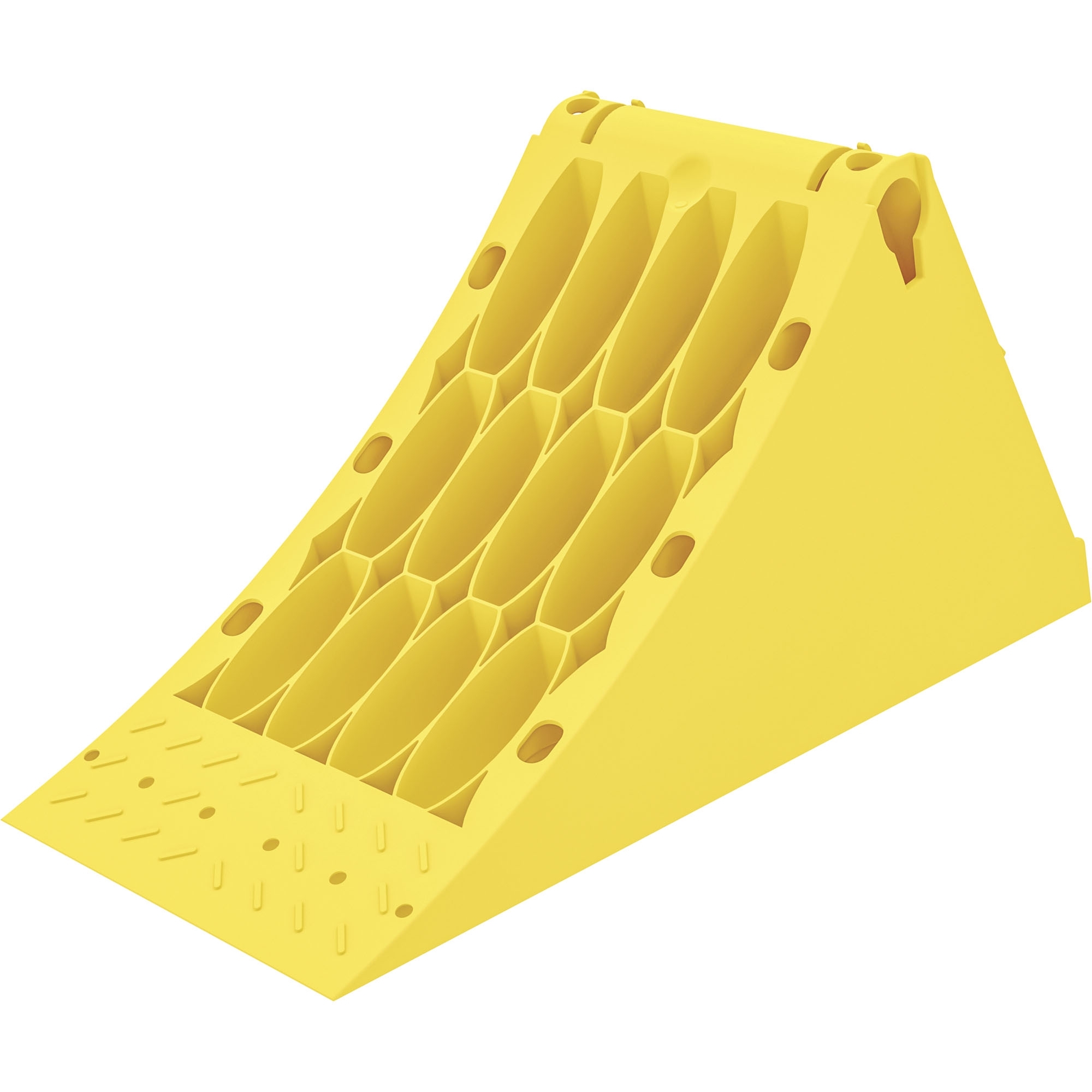 Unterlegkeil G46, L 383 mm, R bis 460 mm, Kunststoff, gelb