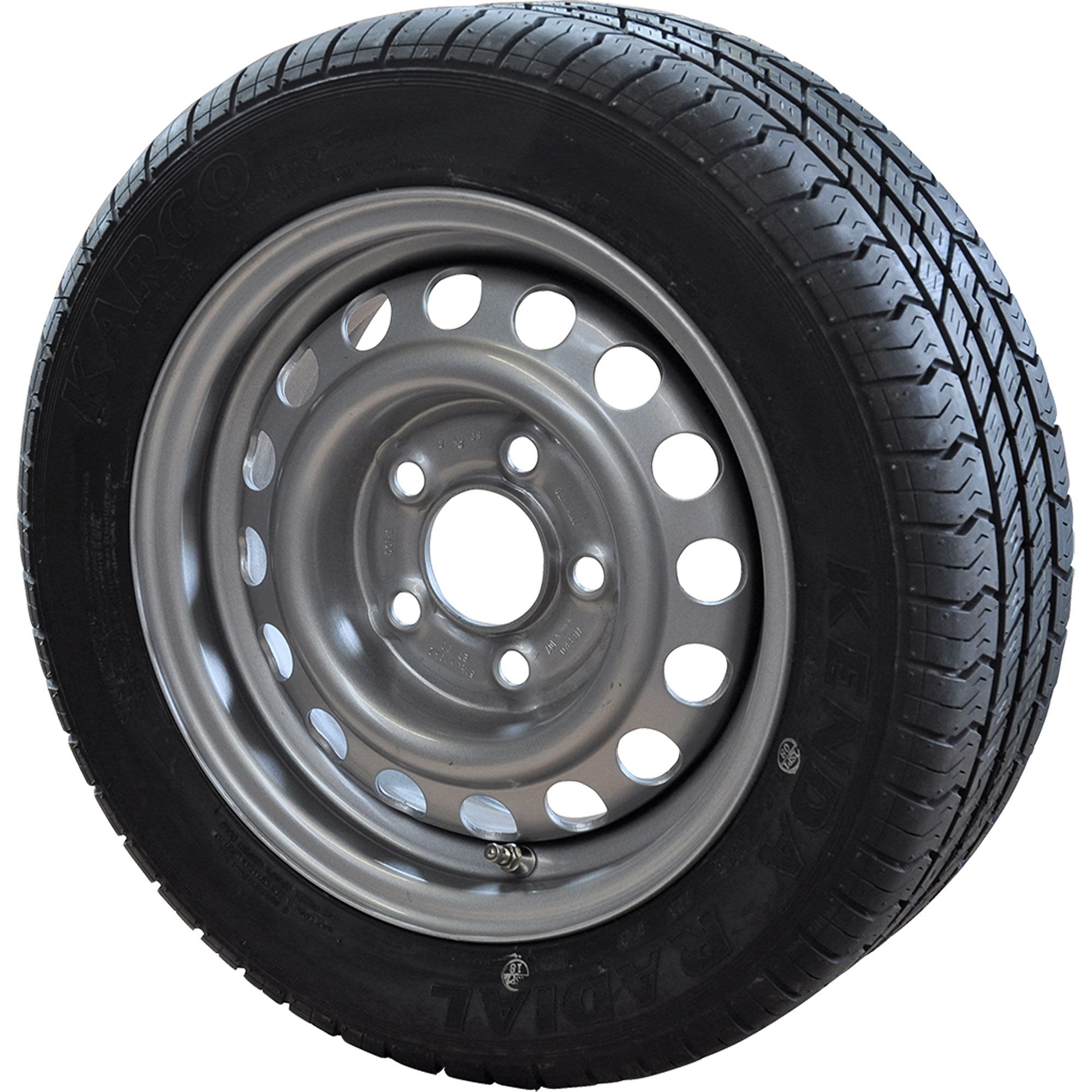 Rad 165/70R13, Felge 4Jx13, 4/57/100, ET30, LI 84N