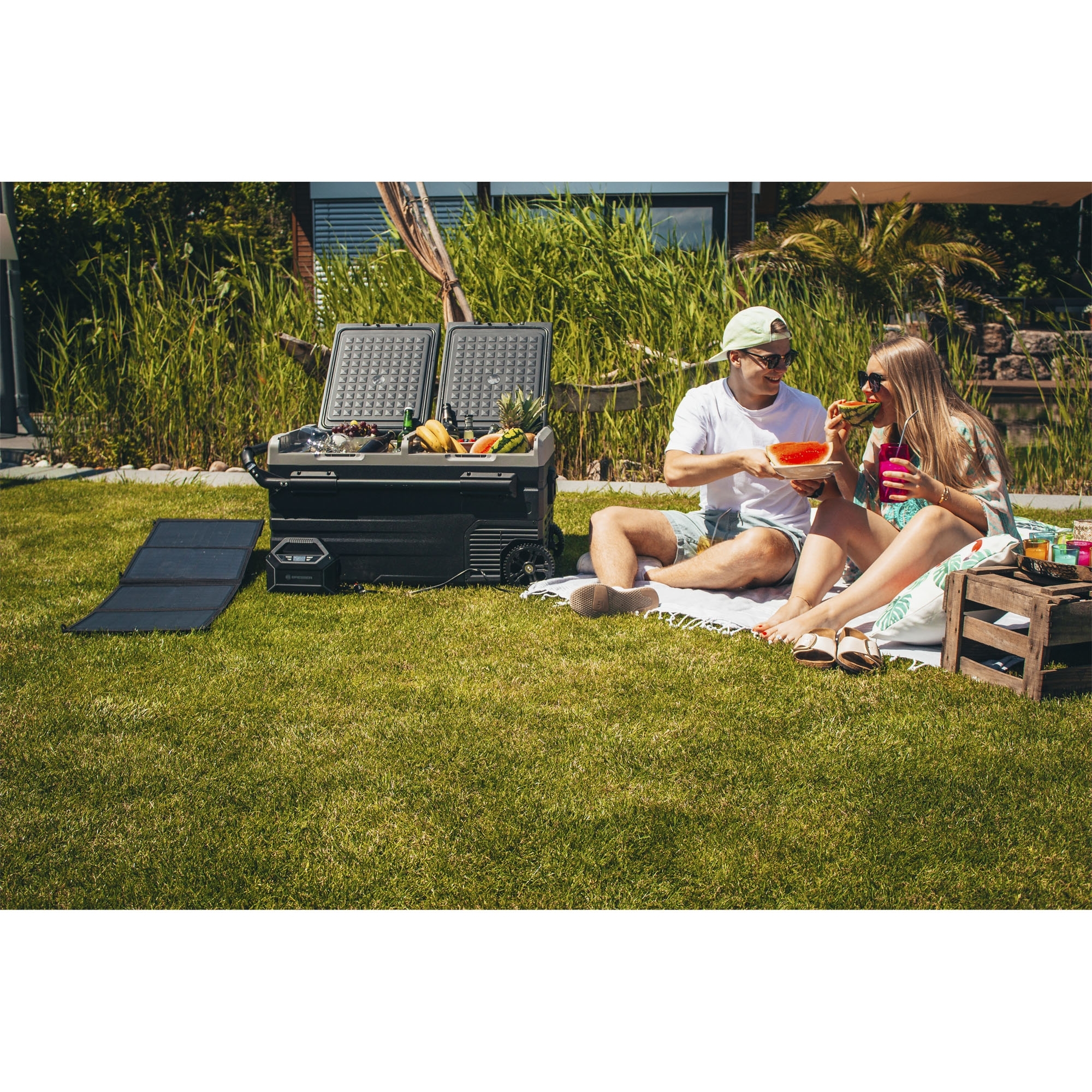 Mobile Kühlbox mit Rollen, Freezbox 36