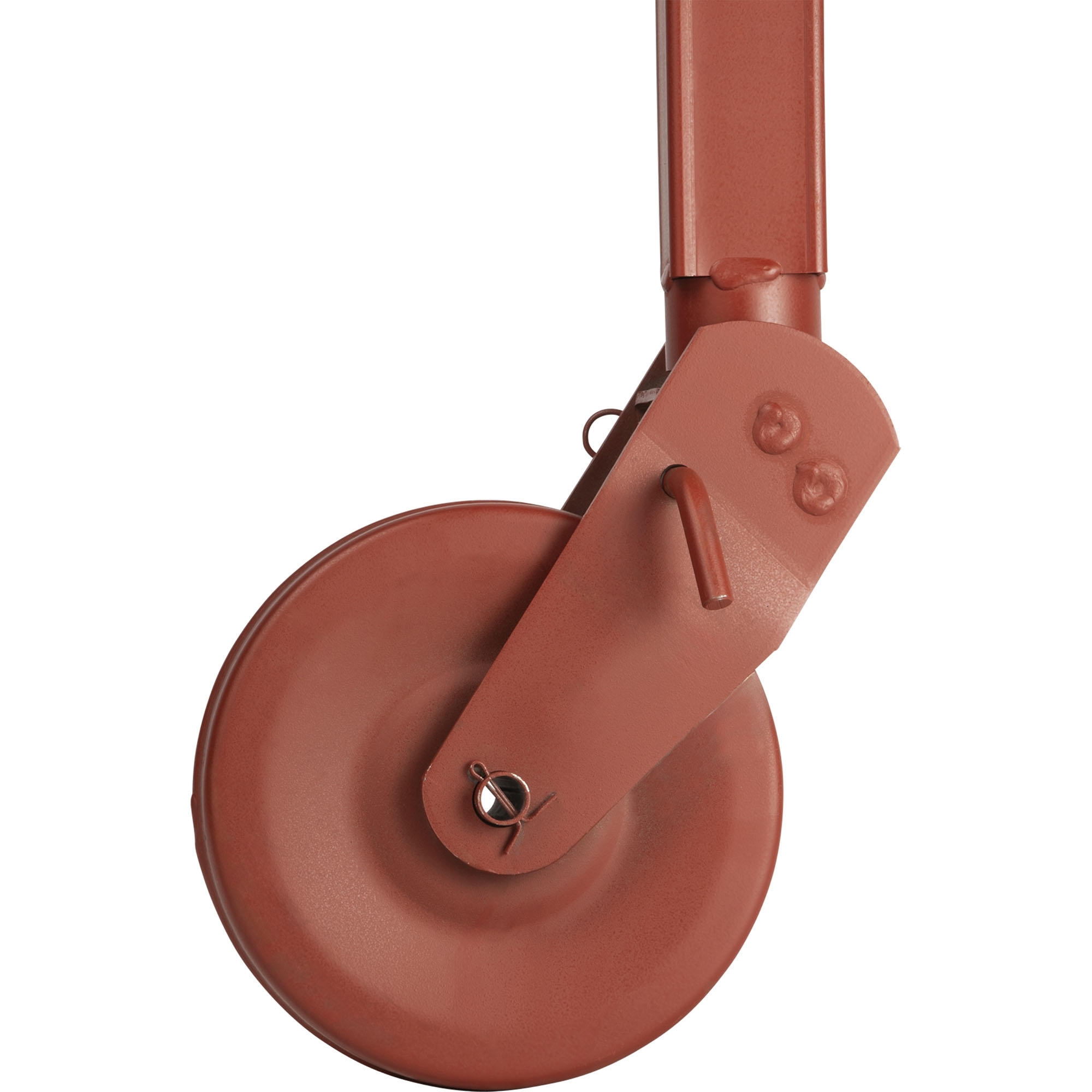 Stahl-Stützrad 60 mm vierkant, Stützlast 800 kg