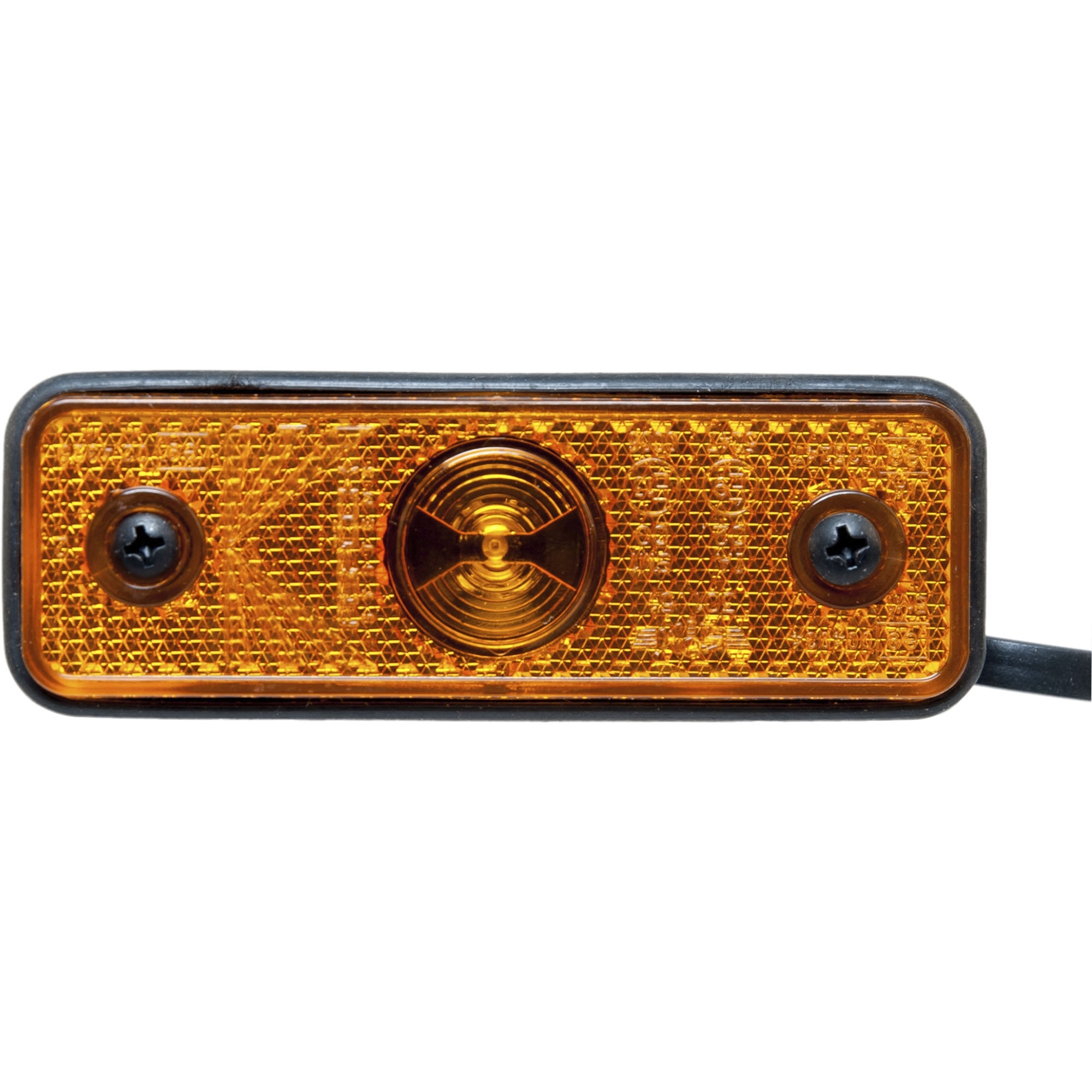 Seitenmarkierungsleuchte Aspöck Flatpoint 1 LED, gelb, DC-Kabel