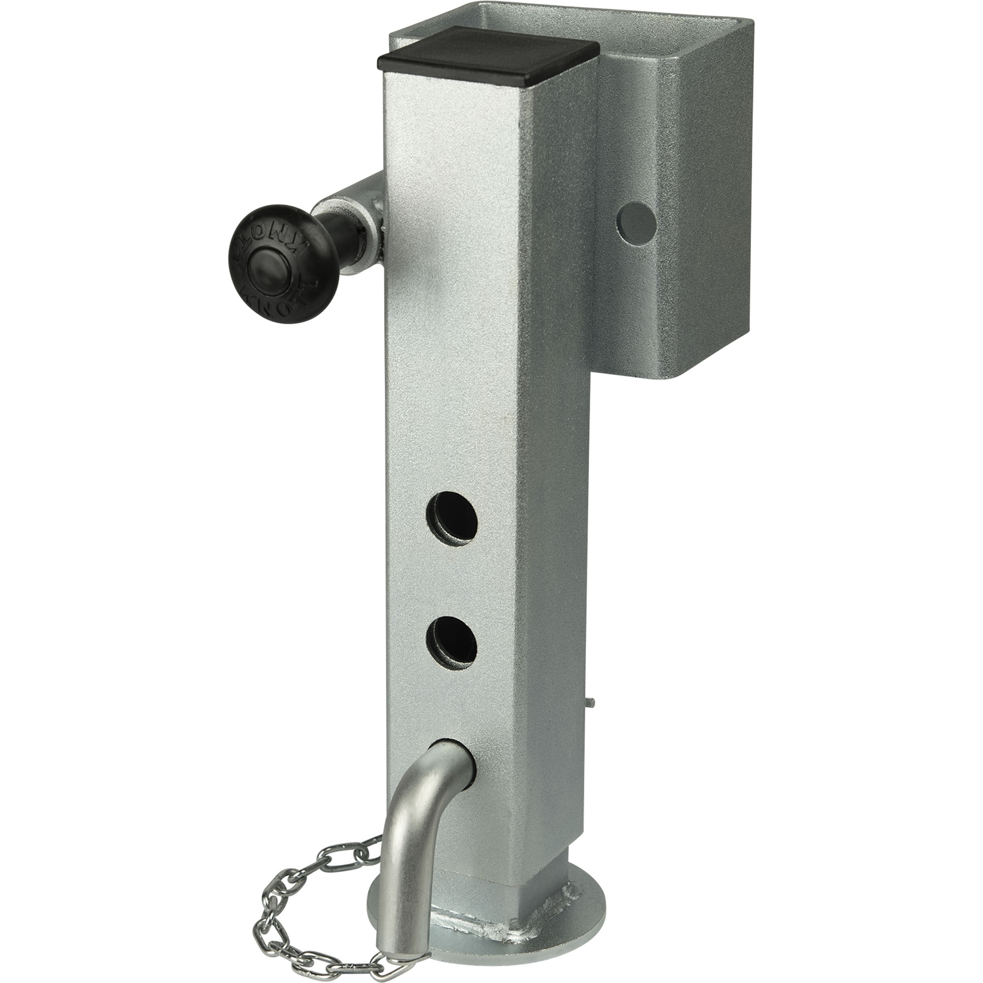 Stützfuß, 60 x 60 mm, 1300 kg, Hub 200 mm, klappbar