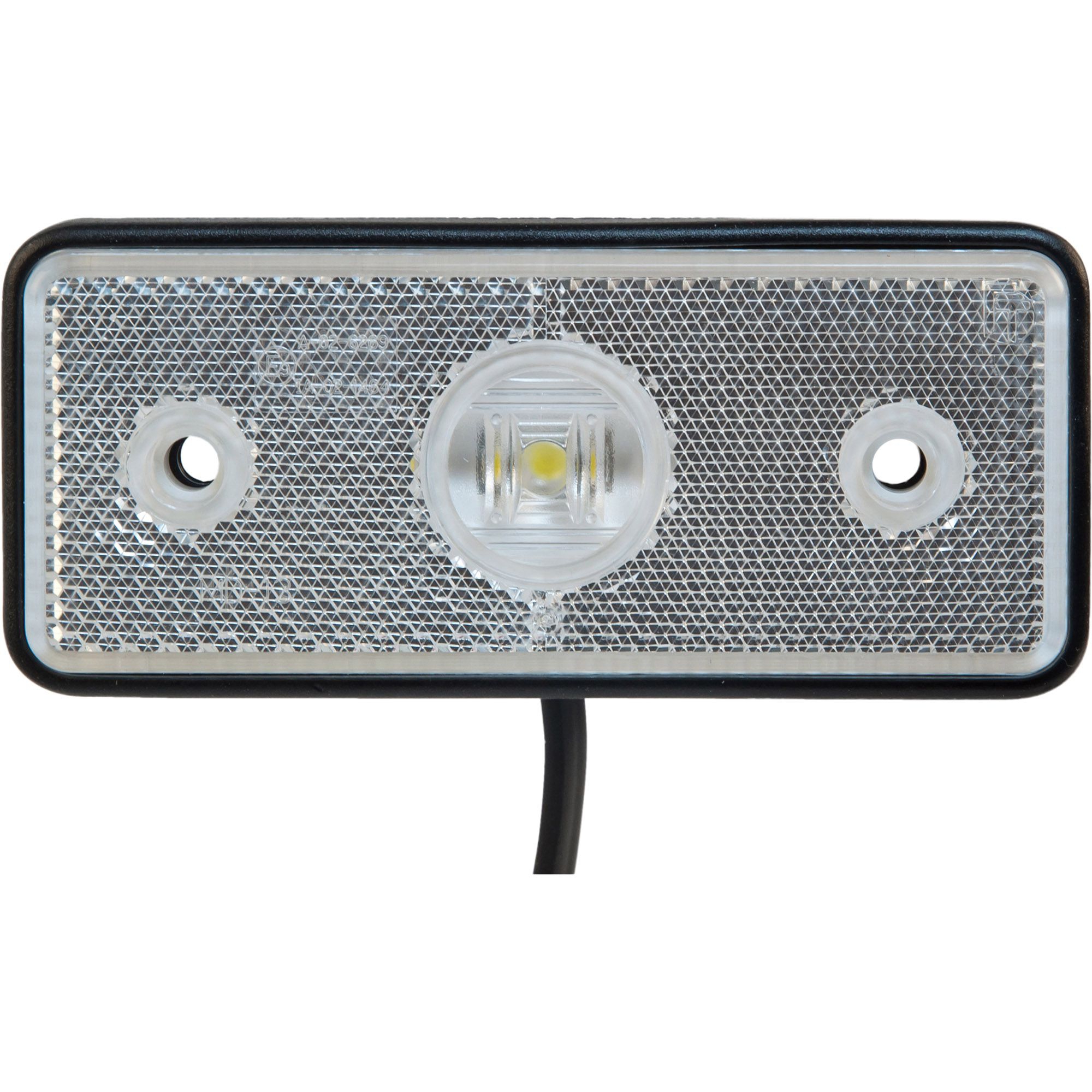 Begrenzungsleuchte LED, weiß, 12-24 Volt